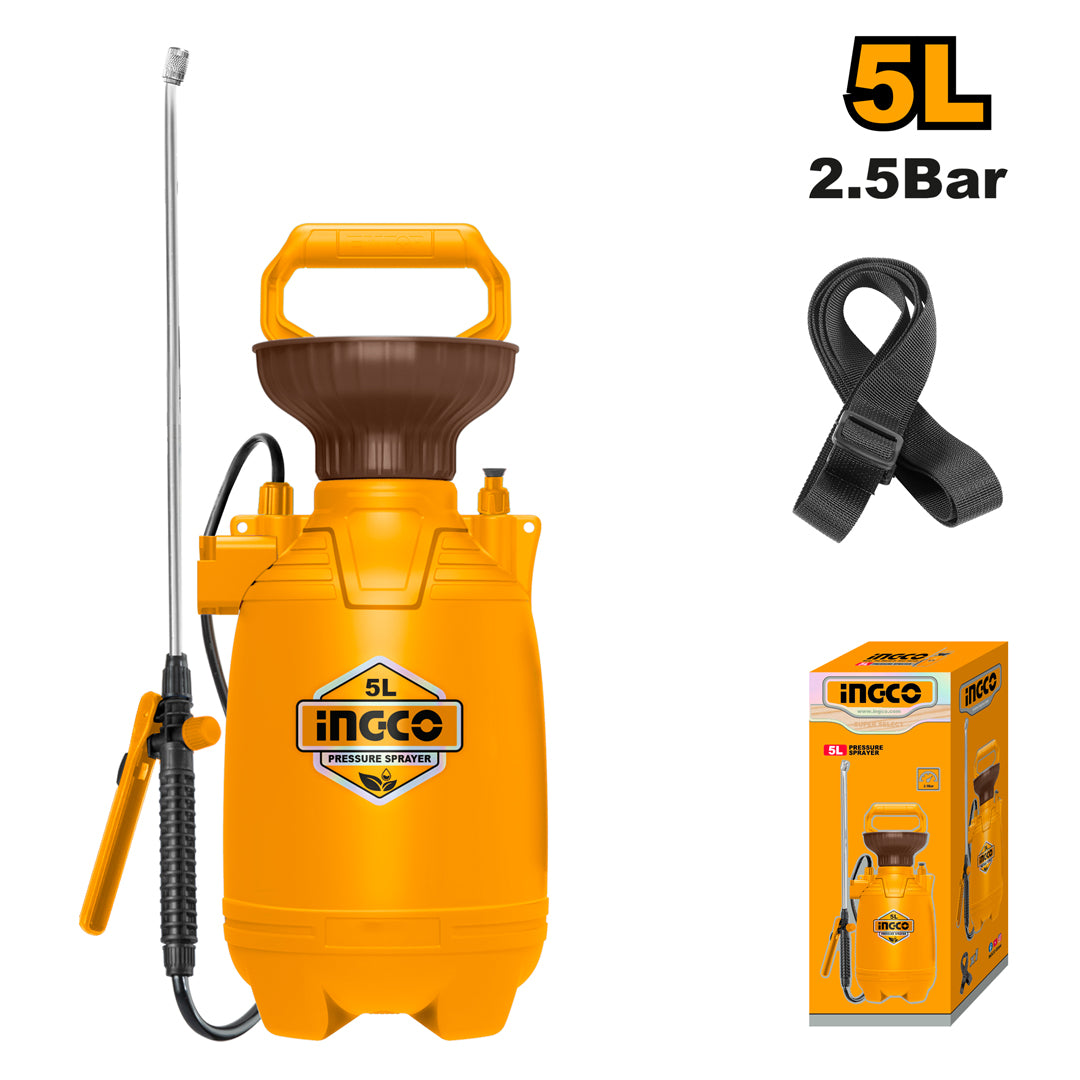 INGCO PULVERISATEUR A PRESSION 5L [HSPP30502] – INGCO Maroc