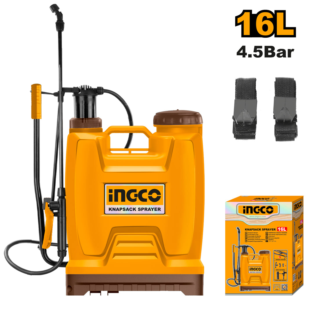 INGCO PULVERISATEUR PRESSION A DOS 16L NR [HSPP41602] – INGCO Maroc