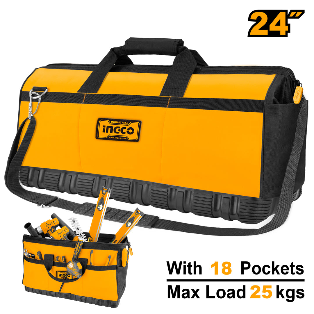 INGCO SAC A OUTILS 60CM RIGIDE POCHES INTERNES ET EXTERNES [HTBG04] – INGCO Maroc