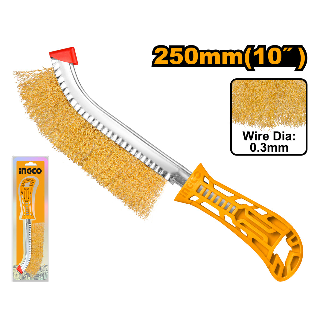 INGCO BROSSE A FILS METALLIQUES AVEC MANCHE [HWB02250] – INGCO Maroc