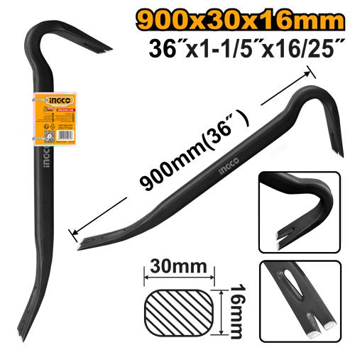 INGCO PINCE A DECOFFRER 910MMX30MMX16MM [HWBA01362]