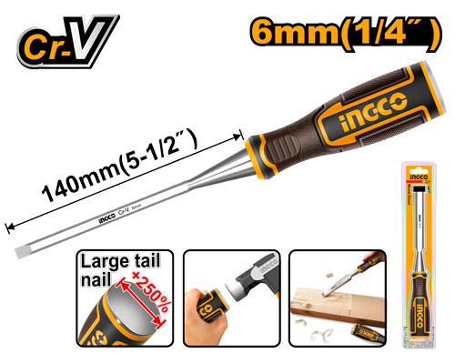 INGCO CISEAU A BOIS 6MM [HWC0806]