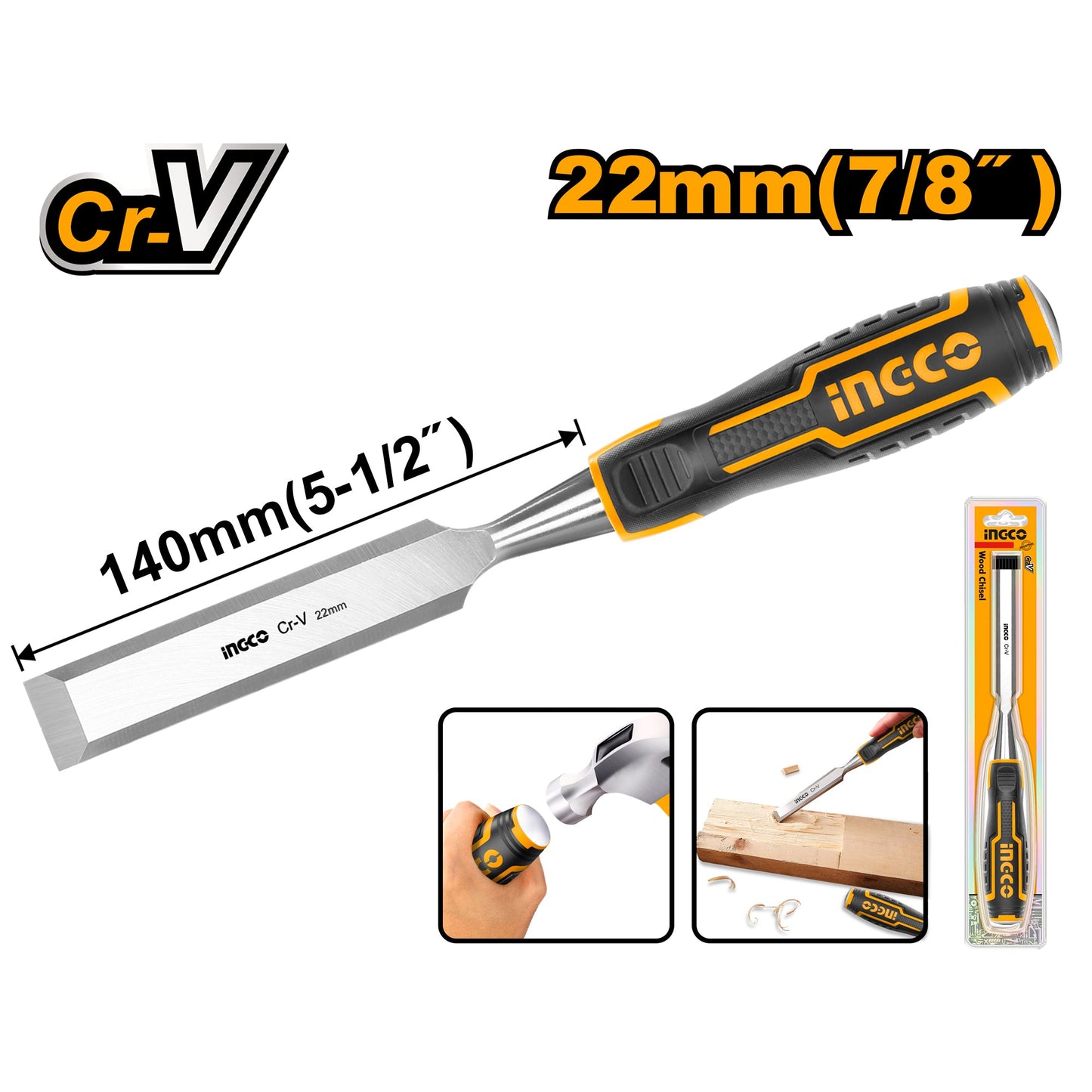 INGCO CISEAU A BOIS 25MM [HWC0825]