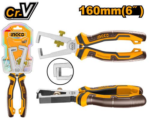 INGCO PINCES A DENUDER 160MM [HWSP28160]