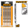 INGCO JEU DE 5 LAMES SCIE SAUTEUSE POUR BOIS [JBT101D] – INGCO Maroc