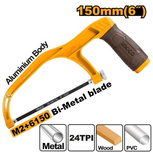INGCO MINI SCIE A METAUX 150MM [MHHF1503]