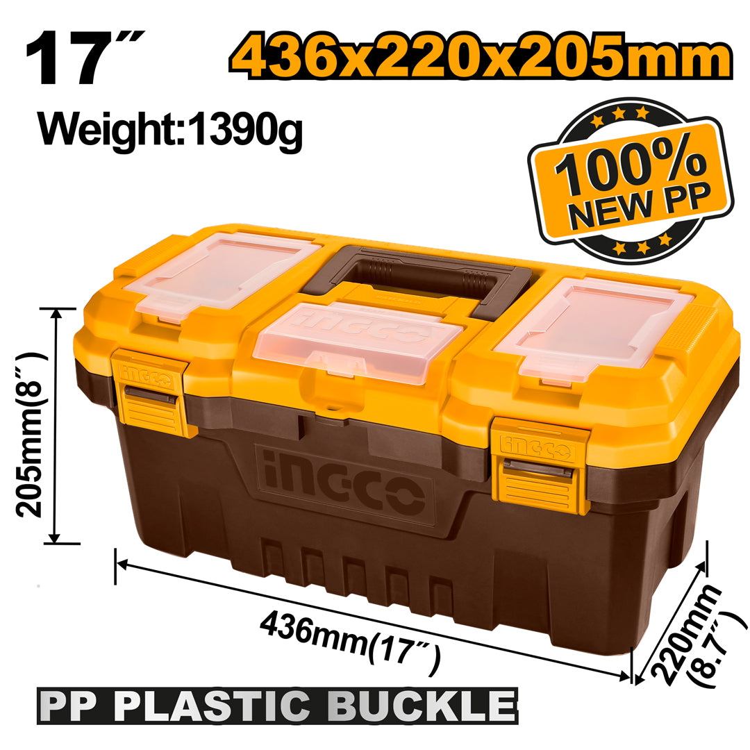 INGCO BOITE A OUTILS EN PLASTIQUE PVC 17'' [PBX1701] – INGCO Maroc