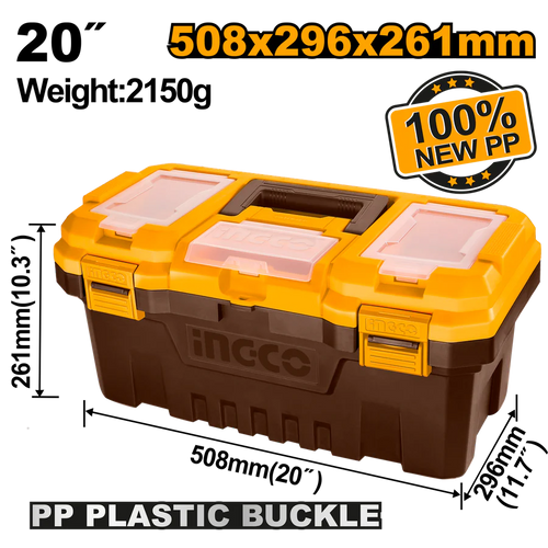 INGCO BOITE A OUTILS EN PLASTIQUE PVC 20" [PBX2001]