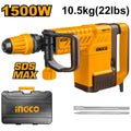 INGCO MARTEAU BURINEUR 10KG 1500W + 2 BURINS [PDB15006] – INGCO Maroc
