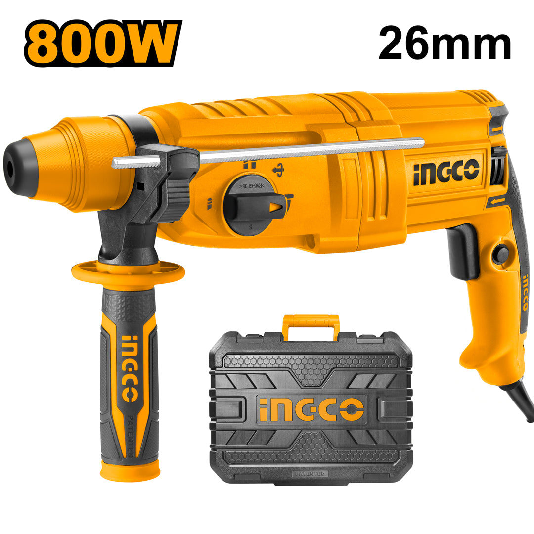INGCO MARTEAU PERFORATEUR 26MM 800W [RGH9028] – INGCO Maroc