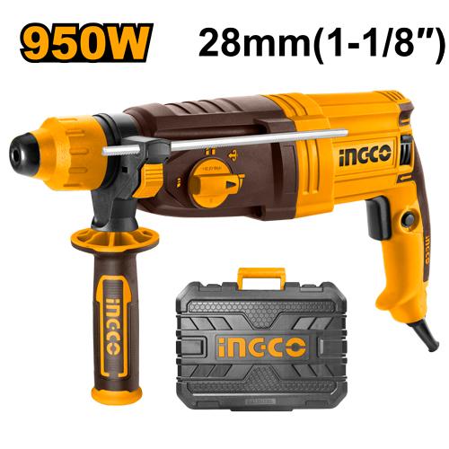 INGCO MARTEAU PERFORATEUR 28MM 950W [RGH9528] – INGCO Maroc