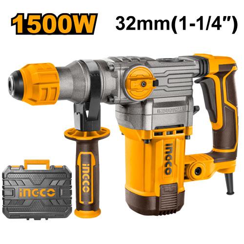 INGCO MARTEAU PERFORATEUR 1500W 32MM [RH150038] – INGCO Maroc