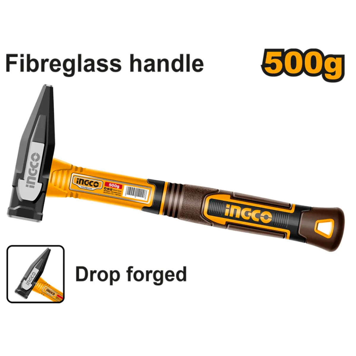 INGCO MARTEAU DE MECANICIEN 500G SI NR [HMH82500]