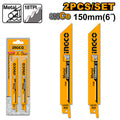 INGCO LAMES POUR SCIE SABRE 2PCS METAL [SSB922EF] – INGCO Maroc