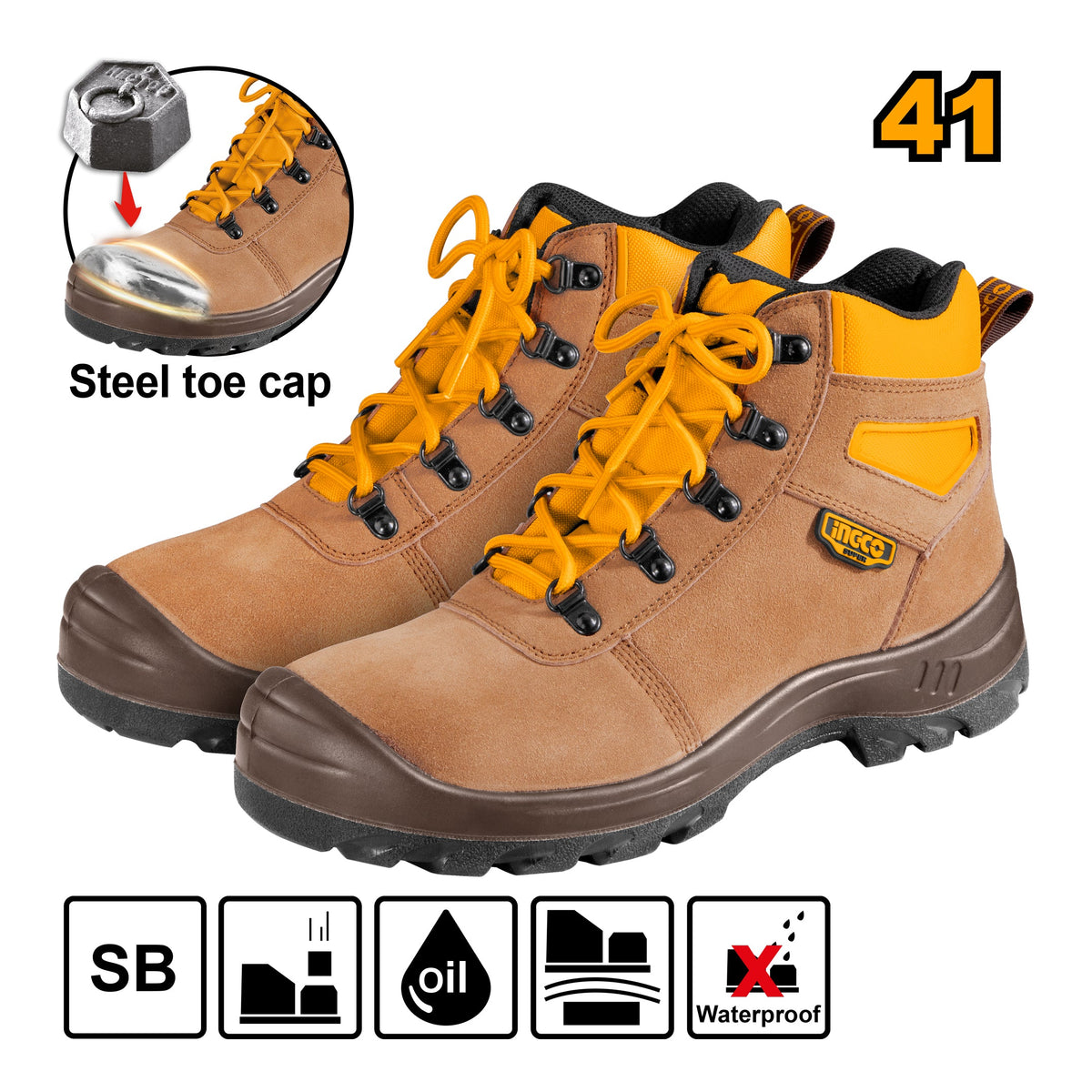 INGCO CHAUSSURES DE SECURITE TAILLE 41 [SSH02SB.41] – INGCO Maroc