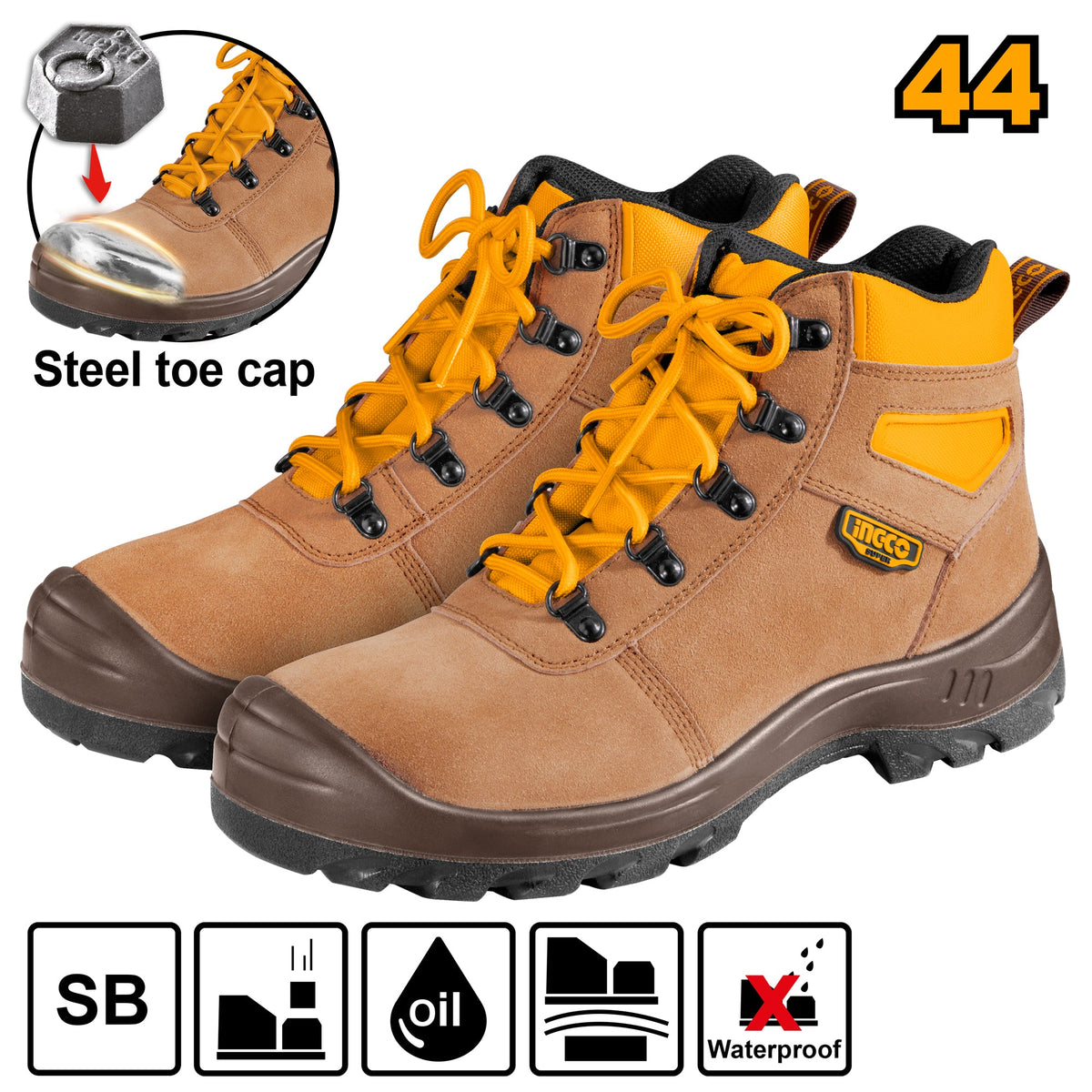 INGCO CHAUSSURES DE SECURITE TAILLE 44 [SSH02SB.44] – INGCO Maroc