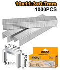 INGCO BOITE 1000 AGRAFES 10MM 0.7MM POUR HSG1403 [STS0110] – INGCO Maroc