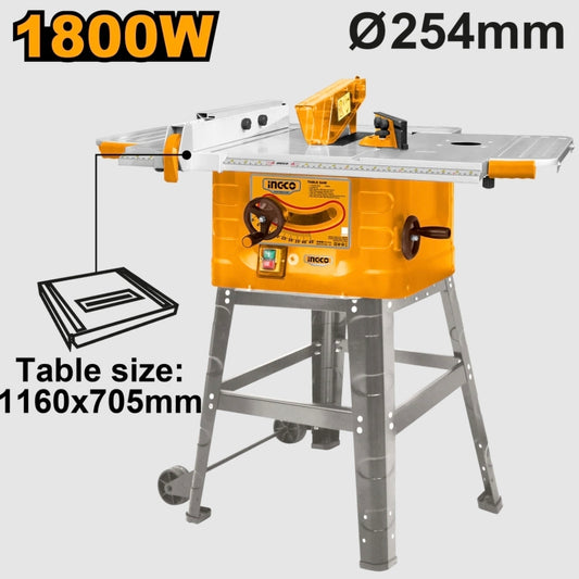 INGCO SCIE CIRCULAIRE SUR TABLE 1800W [TS180028]
