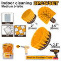 INGCO JEU DE 3 BROSSES DE NETTOYAGE POUR VISSEUSE A POILS SOUPLES [WCBM0301] – INGCO Maroc