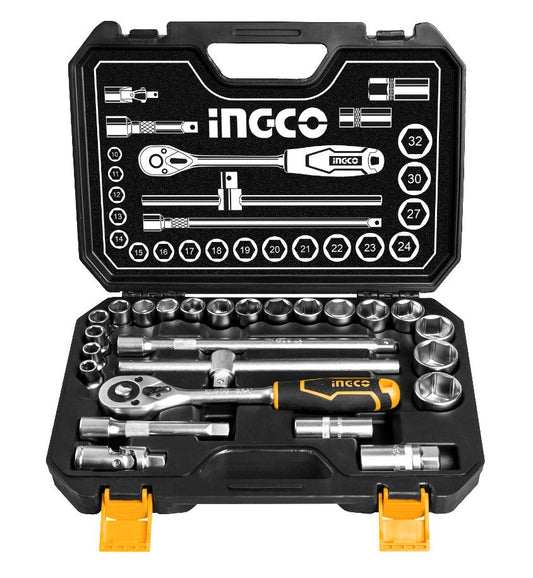 INGCO SET DE DOUILLES 1/2 25PIECES [HKTS12251]