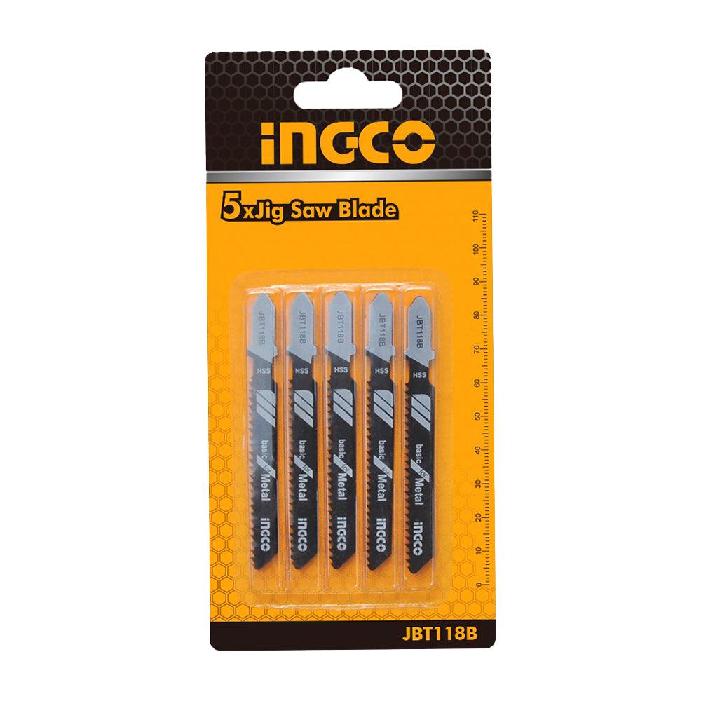 INGCO LAMES SCIE SAUTEUSE 5PCS POUR METAL [JBT118B] – INGCO Maroc