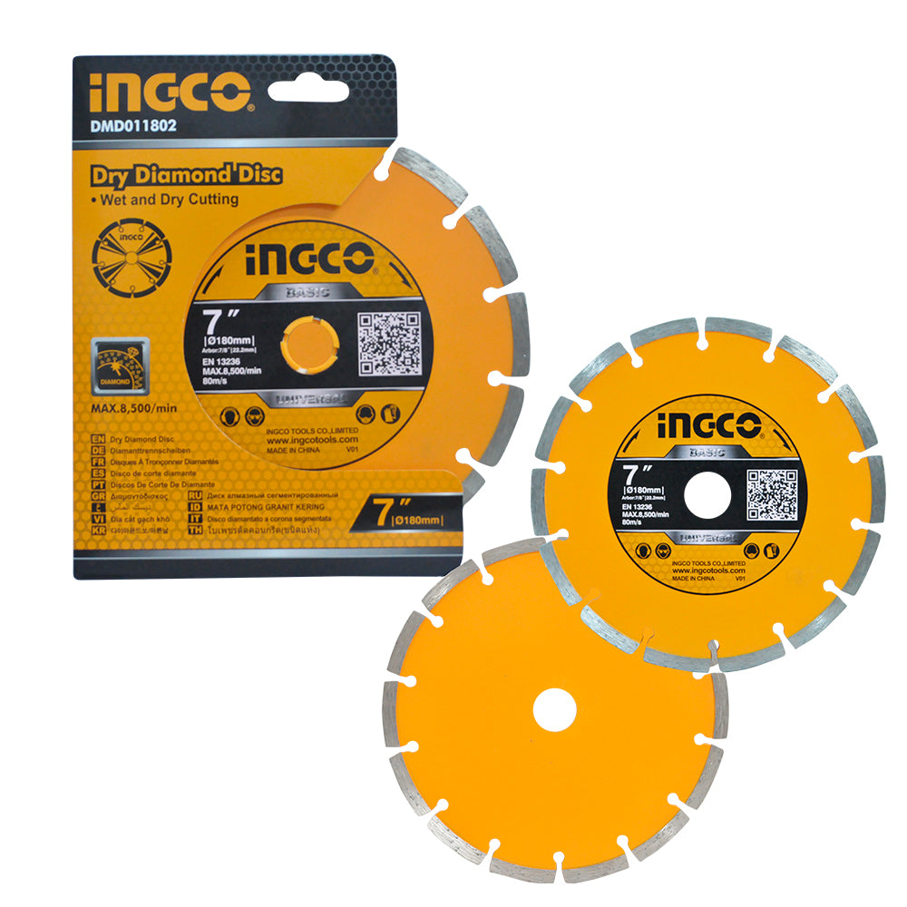 INGCO DISQUE DIAMANT 180MM [DMD011802] – INGCO Maroc
