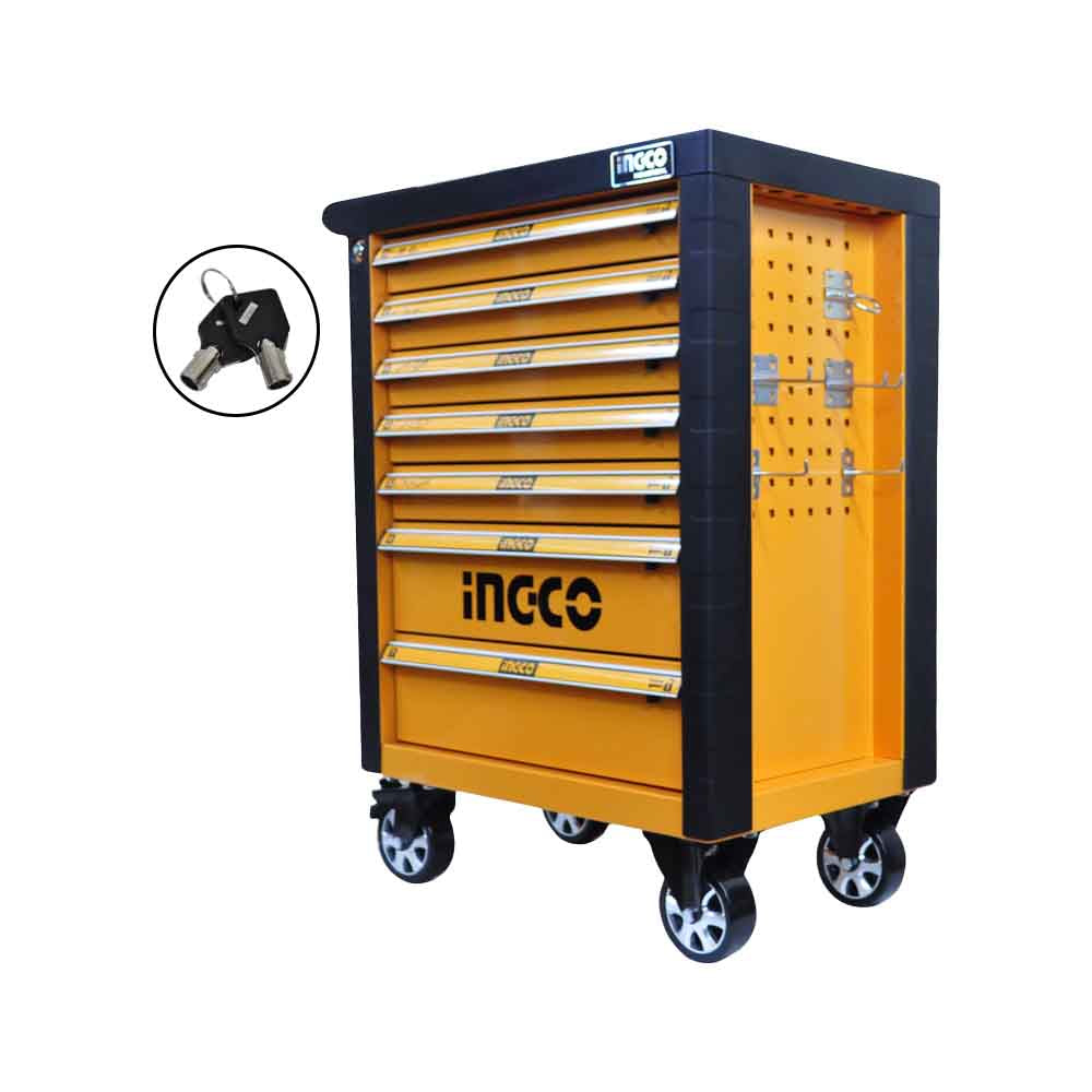 INGCO SERVANTE A 7 TIROIRS + 162 PIECES [HTCS271621] – INGCO Maroc