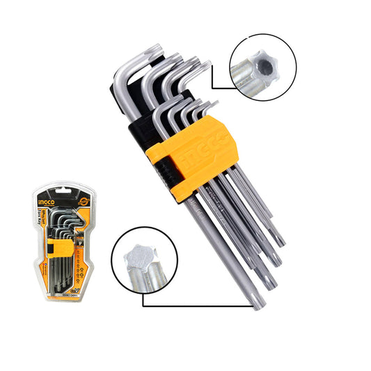 INGCO CLESTORX SET DE 9 PIECES T10-T50 [HHK13091]
