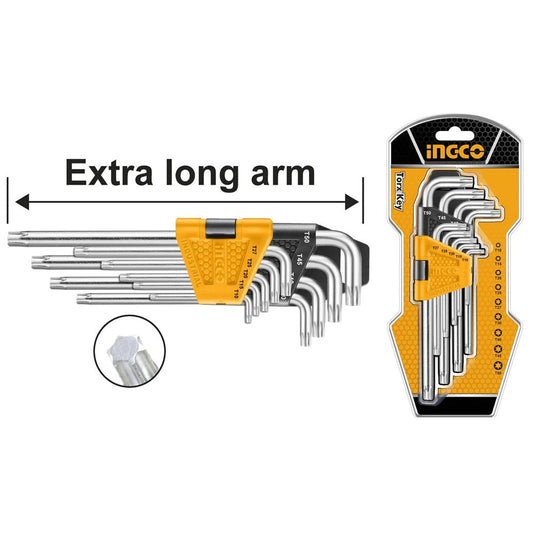 INGCO CLE TORX EXTRA LONGS [HHK13092]