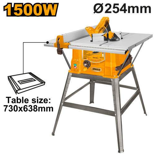 INGCO SCIE CIRCULAIRE SUR TABLE 1500W [TS150078]