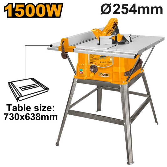 INGCO SCIE CIRCULAIRE SUR TABLE 1500W [TS150078]