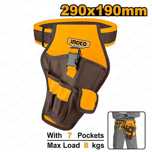 حقيبة أدوات متعددة الأغراض، حزام خصر منظم، جراب مثقاب، 290 مم × 190 مم، HTBP030128
