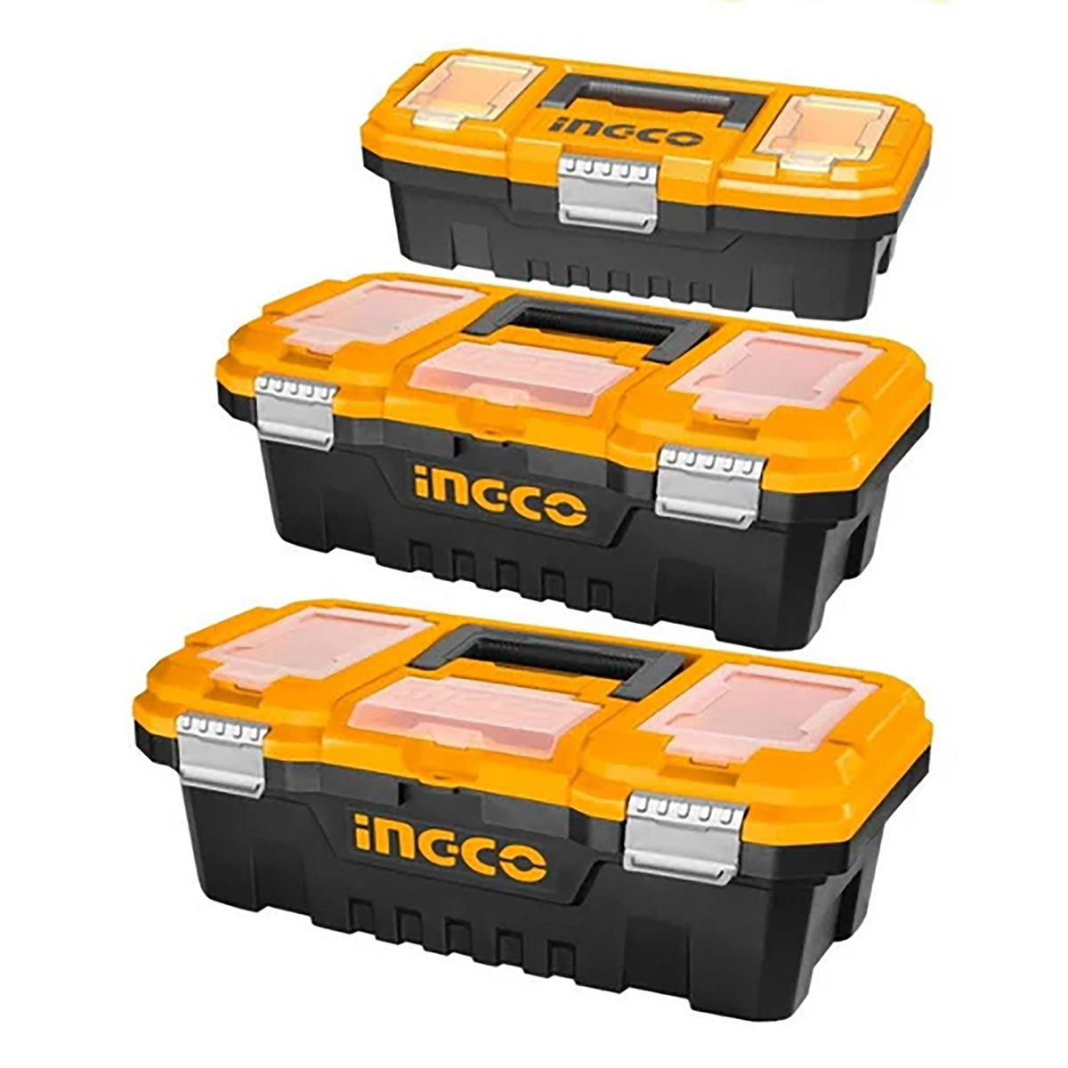 INGCO JEU DE 3 BOITES A OUTILS EN PLASTIQUE 14" 17" 20" [PBXK0301] – INGCO Maroc – vue 2