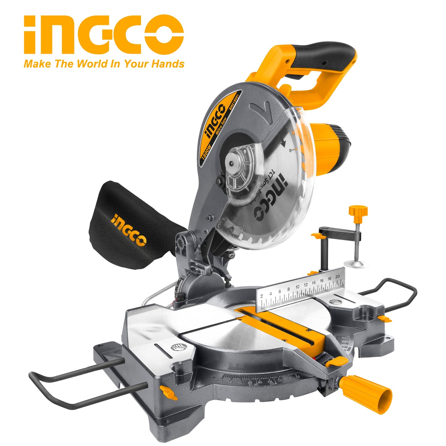 Scie à onglets industrielle Scie à onglets 10" 1800W ING-PT