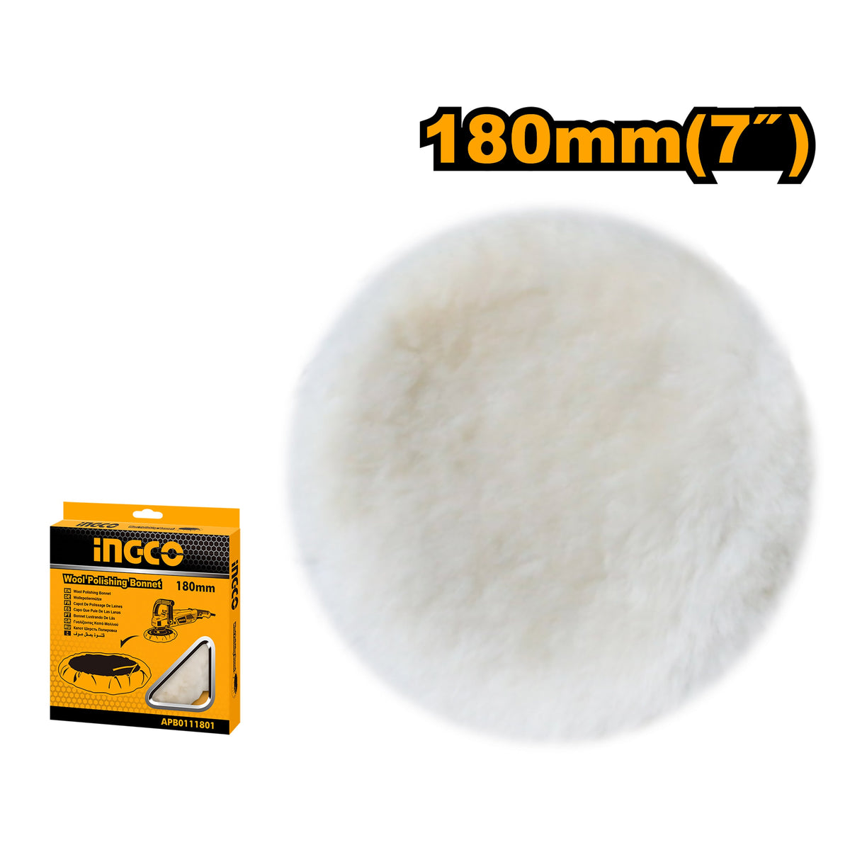 INGCO BONET DE POLISSAGE DE LAINE 180MM [APB0111801] – INGCO Maroc