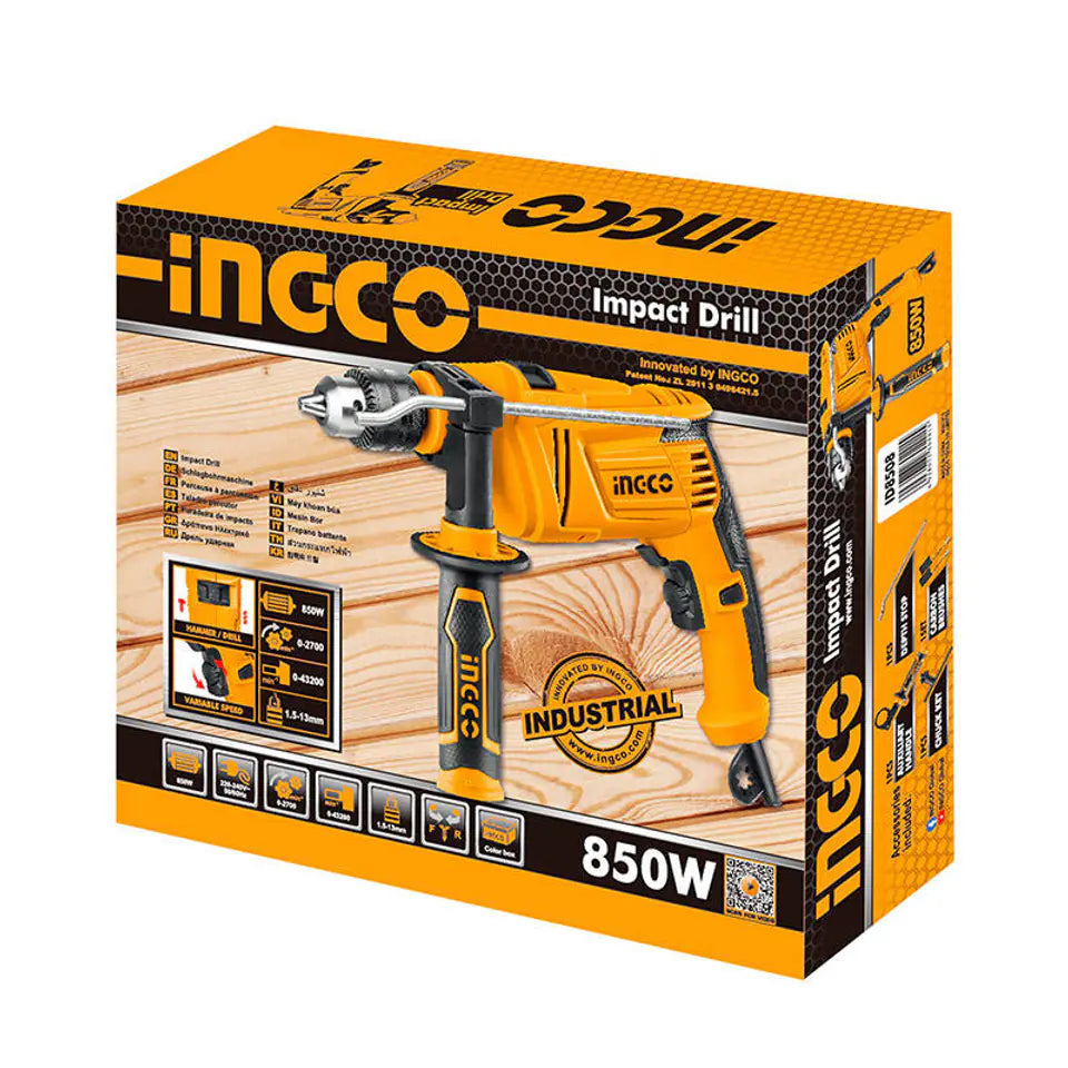 INGCO PERCEUSE A PERCUSSION 850W 13MM [ID8508] – INGCO Maroc – vue 4