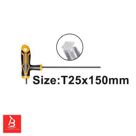 INGCO CLE TORX A POIGNEE EN T 25X100MM [HHK15T251001]