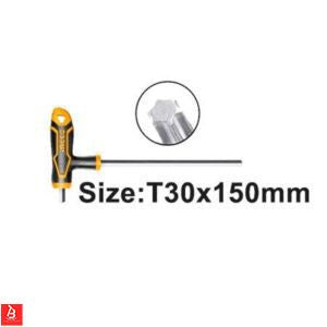 INGCO CLE TORX A POIGNEE EN T 30X150MM [HHK15T301501] – INGCO Maroc