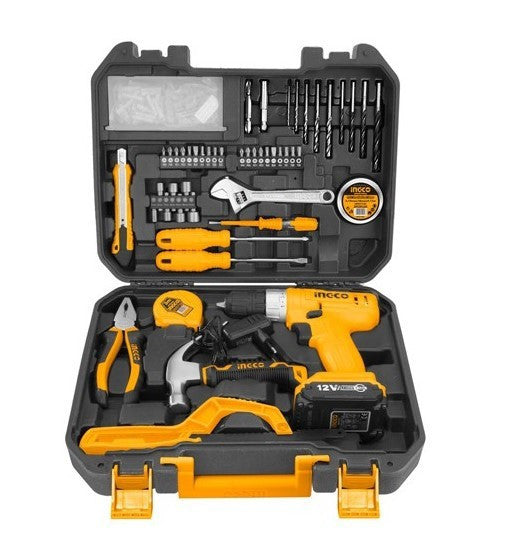 INGCO COFFRET VISSEUSE 12V + 127 OUTILS/ACCESSOIRES [HKTHP11281] – INGCO Maroc