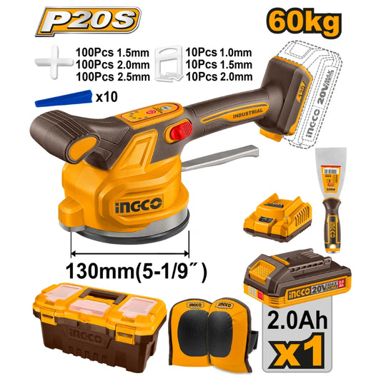 INGCO MACHINE VIBRANTE POUR CARRELAGE 20V 1BATTERIE [CTVLI20018]