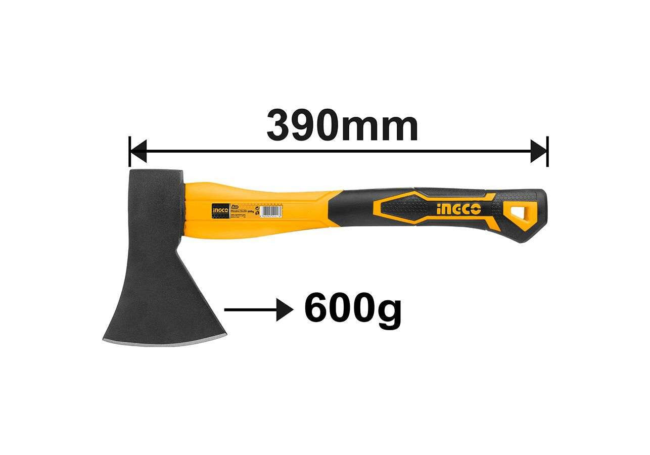 INGCO HACHE 600G 390MM A TETE FORGEE [HAXS206001]