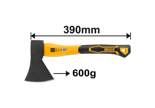 INGCO HACHE 600G 390MM A TETE FORGEE [HAXS206001]