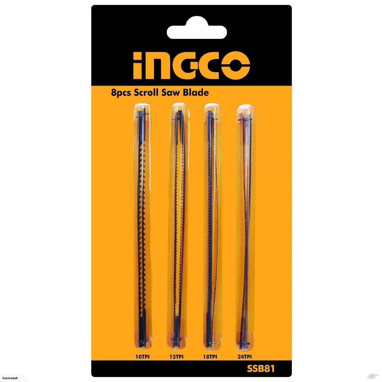 INGCO JEU DE 8 LAMES POUR SCIE A CHANTOURNER 85W SS852 - [SSB81]