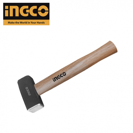 INGCO MASSETTE 1,5KG POIGNEE EN BOIS DUR [HSTH041500] – INGCO Maroc
