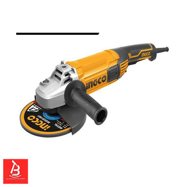 Meuleuse d'angle 230 mm 3000 W INGCO – AG30008 – INGCO Maroc