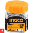 INGCO RIVETS 3.2X10MM BOITE DE 300 PIECES [HWRT3201011] – INGCO Maroc