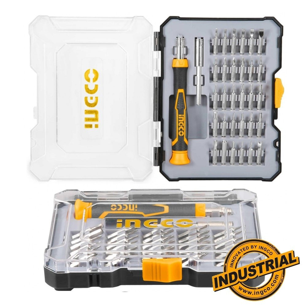 INGCO SET DE 32 EMBOUTS DE TOURNEVIS + MANCHE [HKSDB0348] – INGCO Maroc