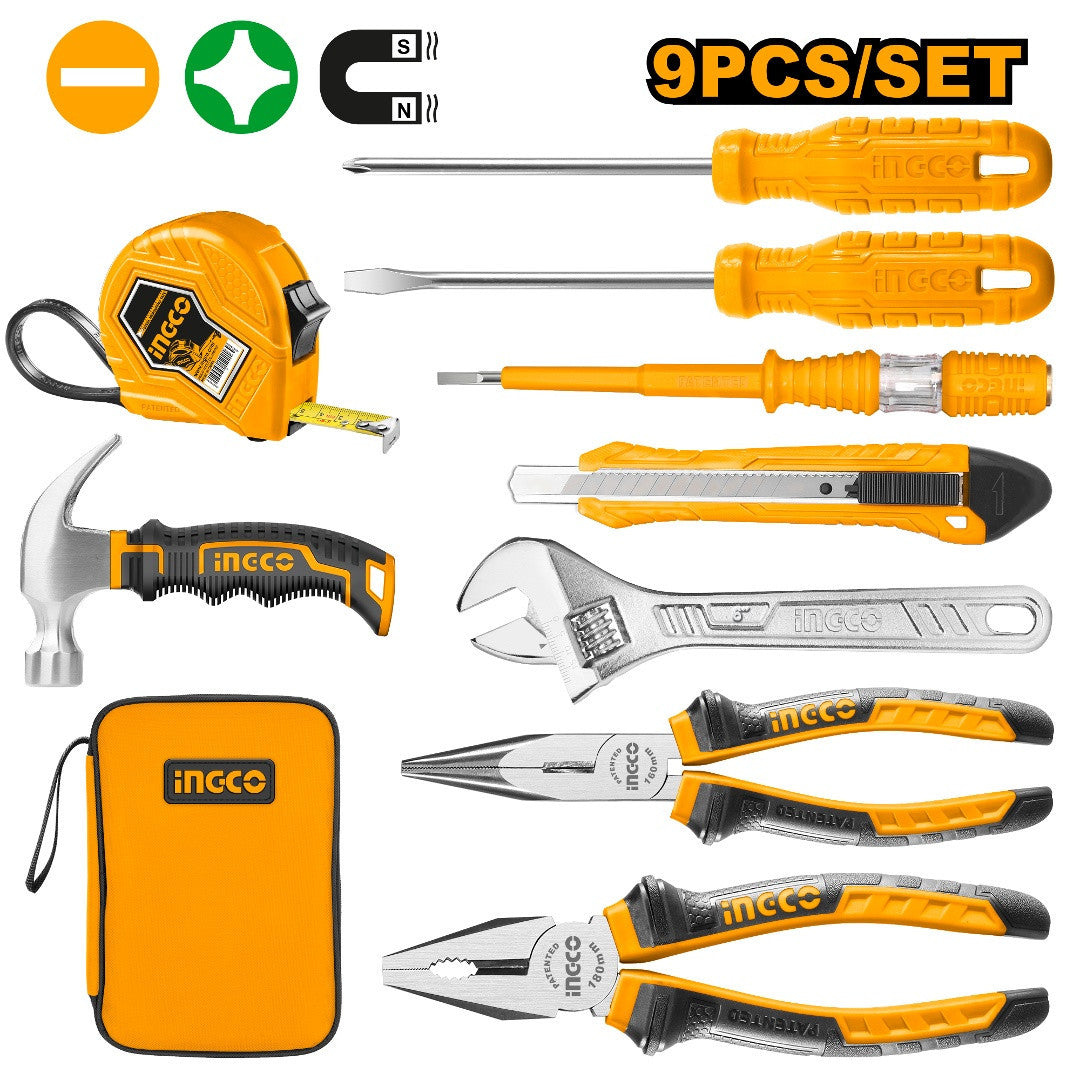 INGCO SET DE 9 OUTILS A MAIN [HKTH10809]