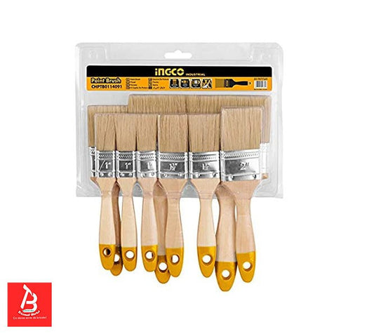 INGCO SET DE 9 PINCEAUX EN BOIS [CHPTB0114091]