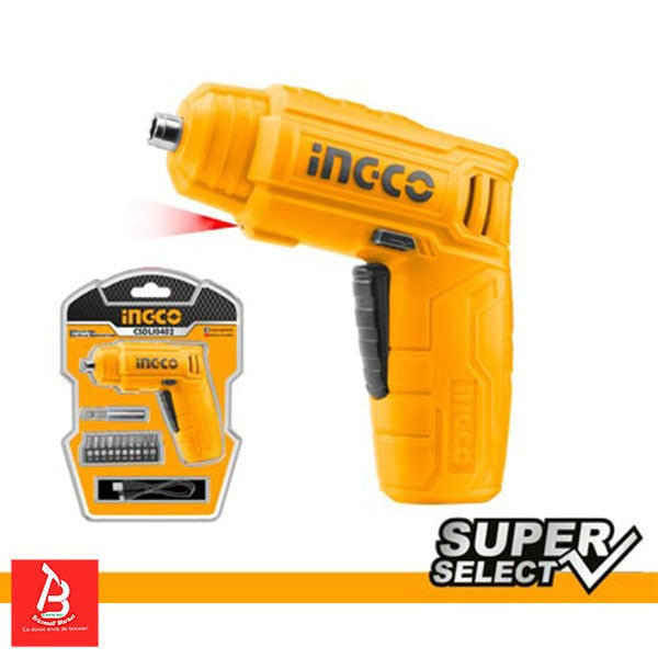 INGCO TOURNEVIS ELECTRIQUE 4V SS [CSDLI0402] – INGCO Maroc